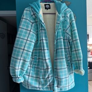 Plaid Blue Jacket